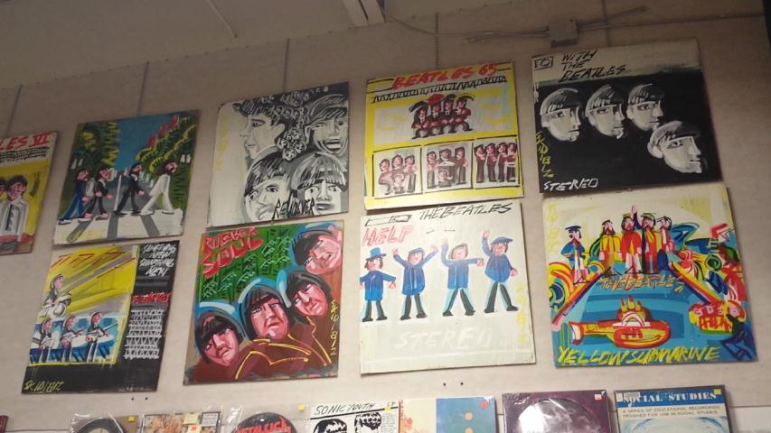 FINALLY got me some Steve Keene paintings! (Early Beatles and Beatles VI) FINALLY got me some Steve Keene paintings! (Early Beatles and Beatles VI)