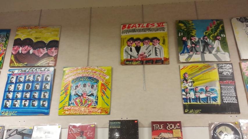 FINALLY got me some Steve Keene paintings! (Early Beatles and Beatles VI) FINALLY got me some Steve Keene paintings! (Early Beatles and Beatles VI)