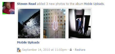 facebook wall photo thumbnails