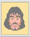 Generative portraiture via NES video game system